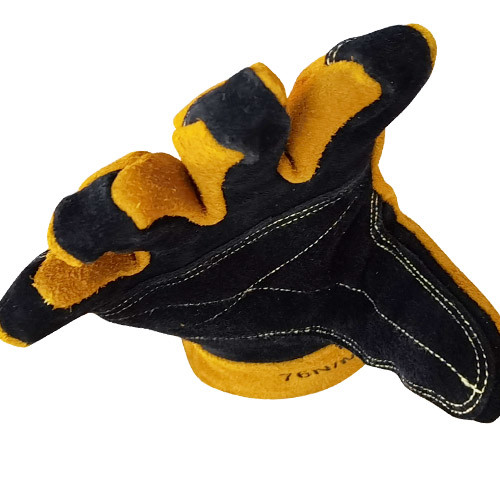 Waterproof Cow Split Firefighter Safety Gloves With Ventilation Good Grip