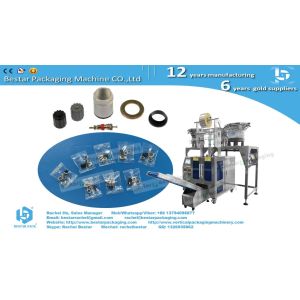 Plastic Expansion screws packing machine with three counting vibration bowls