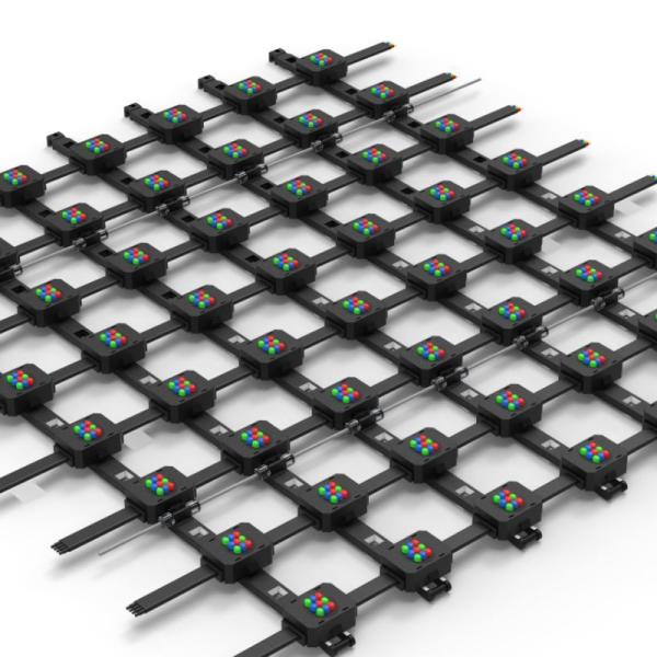 High brightness high-definition waterproof 9-light LED grid screen project