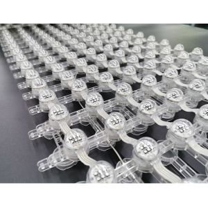 IP65 Flexible LED Glass Screen Pixel Mesh DMX Controller P75 High Brightness