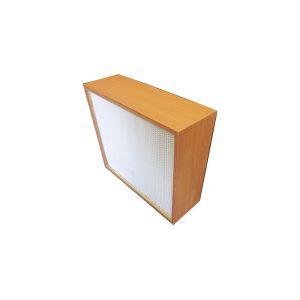 Wooden Frame Fiberglass Air Conditioner Filters 250m3/H Airflow