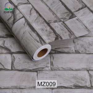 Apartment Decoration Self Adhesive 3D Wallpaper 5M Roll White Brick Pattern