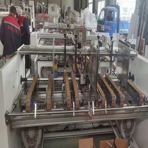 2000mm High Speed 2 Pieces Corrugated Carton Folder Gluer Machine Semi Auto