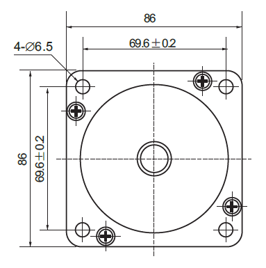 314W/565W/659W/785W 86mm Brushless DC Motor 48V 3000RPM with permanent magnet brake 3phase BLDC motor