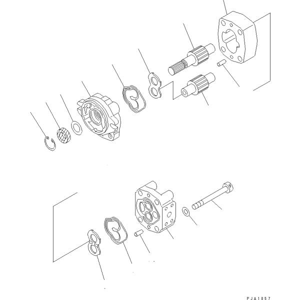 705-41-01050 7054101050 For Komatsu D155A-2A D60P-12 D65E-12 D65P-12 D65PX-12 D85ESS-2 Bulldozer Hydraulic Gear pumps Piston Pump STEERING PUMP