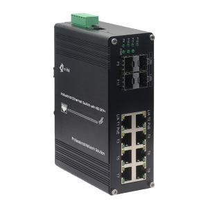 China Gigabit Managed PoE Switch with 8 Ports + 4 SFP for Harsh Environments on sale