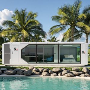 Intelligent Access Control System Capsule Tiny House Power Consumption 12KW