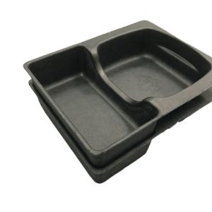 FSC Biodegradable Sugarcane Packaging , Thermoformed Paper Tray Packaging
