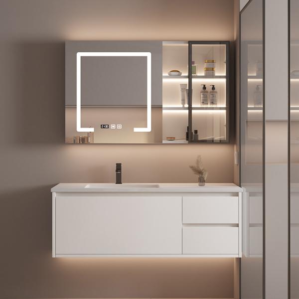 Buy 23in Solid Wood Bathroom Cabinets at wholesale prices