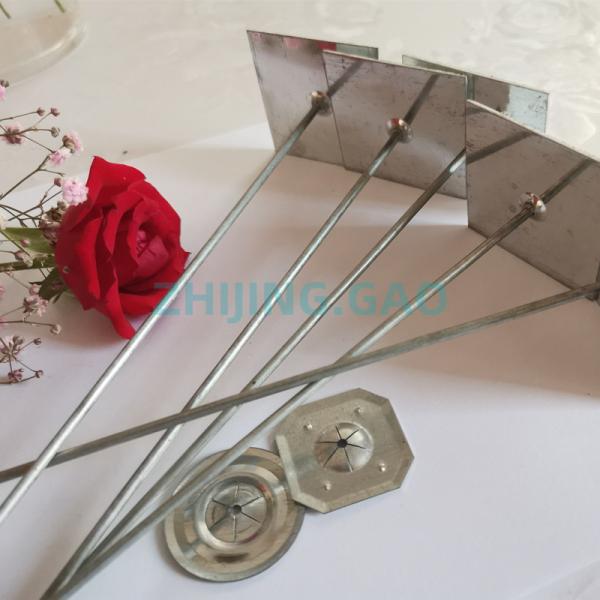 Buy Self adhesive Tape 230mm Insulation Pins Galvanized Steel at wholesale prices