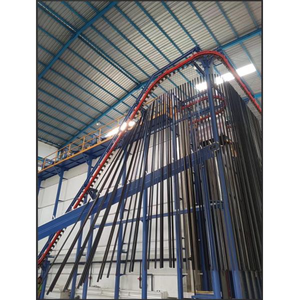 Buy Full-automatic High-performance Vertical Powder Coating Production Line Al Profile Surface Treatment at wholesale prices