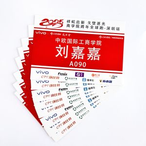 Custom Tyvek Race Bib Numbers for Marathons and Triathlons