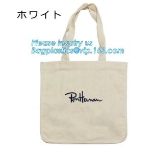Reusable 100% Cotton Canvas Bag Canvas Tote Bags Convenient Environmentally