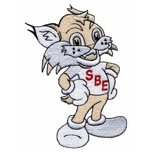 Quality Custom Embroidery design digitizing white Rabbit SBE WAD10901 for sale