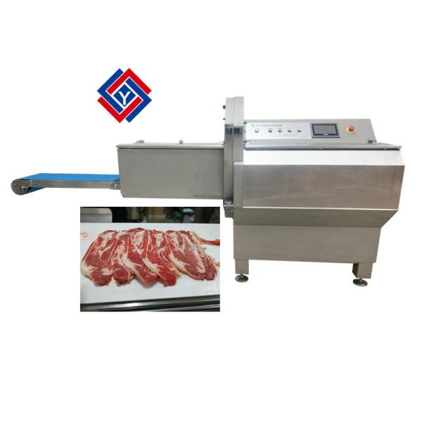 Buy OEM 380V 50HZ 3P 200pcs/min Frozen Bacon Slicer Machine at wholesale prices