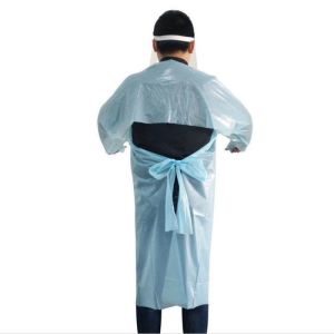 Waterproof Plastic Disposable CPE Protective Isolation Gown Apron