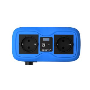 200W Car Power Inverter with LCD Display & Dual Cigarette Lighter Plugs, 2 USB