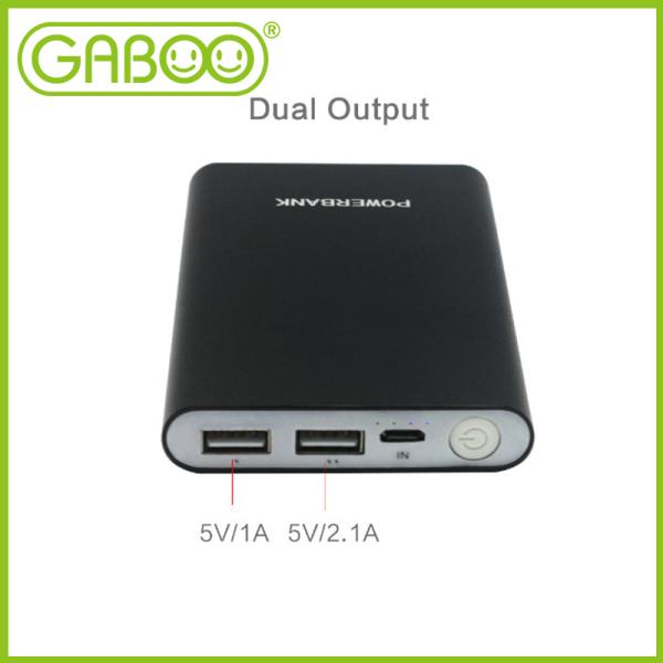 HG-PB04C 8000mAh metal powerbank with dual USB output