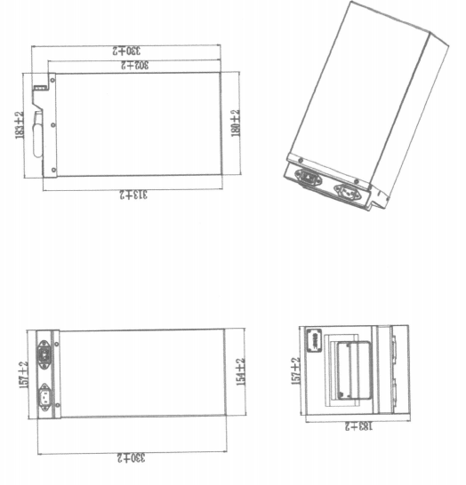 lithium battery pack for EV(48V 30h)