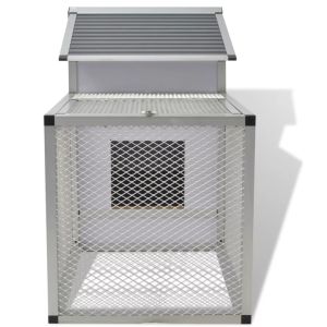Outdoor 263×74×117cm 48kgs Aluminum Laying Hens Coop