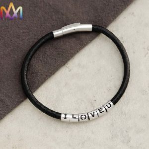 9g Inspirational Jewelry Braid Mens Engraved Bracelets