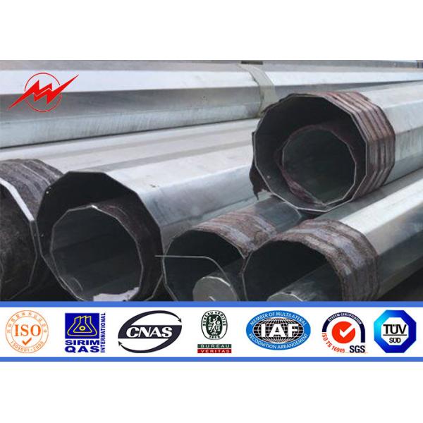 Buy 9.4m 11.6m 13.8m 693.23 Dan Galvanized Metal Pole With 3mm Thickness at wholesale prices