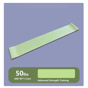 Natural Gym Strength Training Exercise Elastic Rubber 5cm Width Resistance Bands