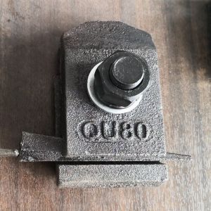 Welded Type Forged Steel Flexible Self Locking Crane Rail Clamp Clips