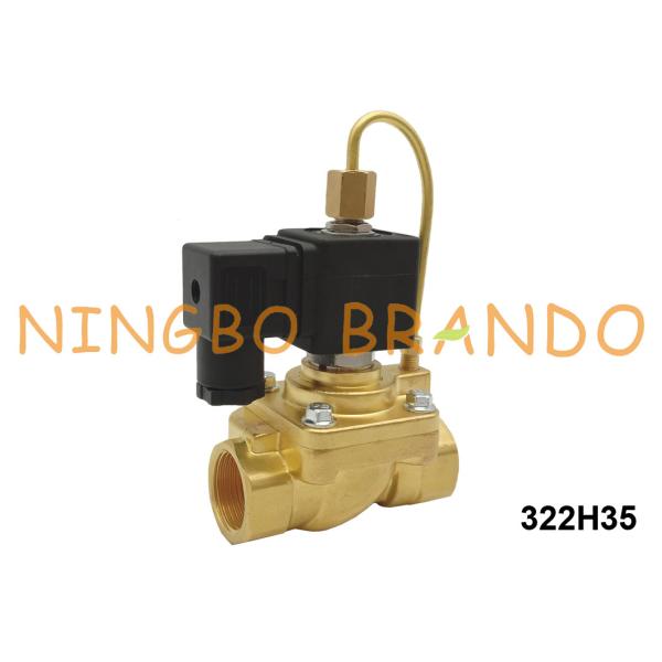 Buy 322H35 Parker Type High Pressure Normally Open Solenoid Valve 24V 110V 220V at wholesale prices