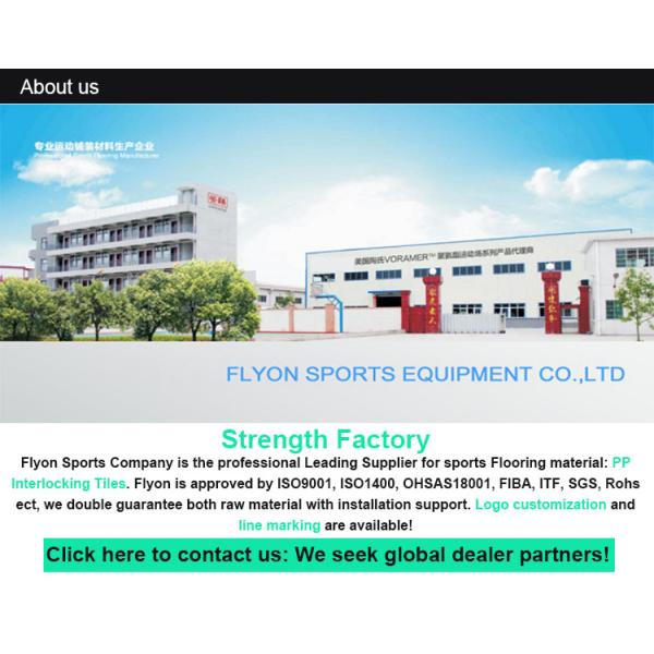 100% new material interlocking outdoor portable FIBA basketball court sports