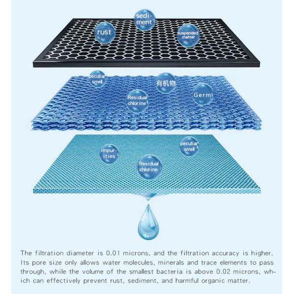 110V / 220V / 380V 50hz Seawater Desalination Equipment with Customized Voltage Stainless Steel 304 Frame Structure