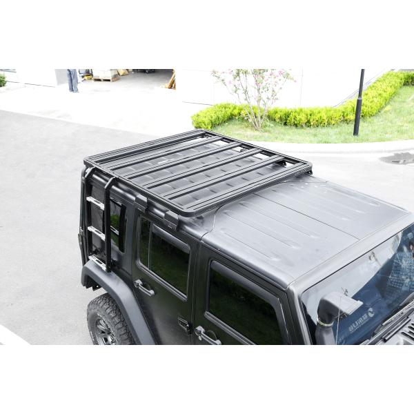 Customized Aluminum Alloy Roof Rack Luggage Bracket Gear Platform for Jeep Wrangler JK