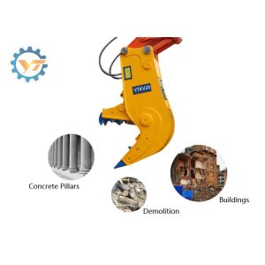 Durable Excavator Spareparts Hydraulic Shear Crusher And Pulverizer