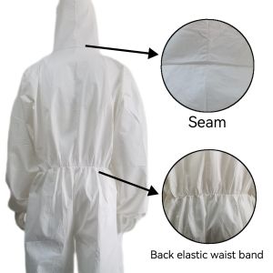 En1149 Microporous Suit Waterproof Breathable Anti Spray Coveralls Customization