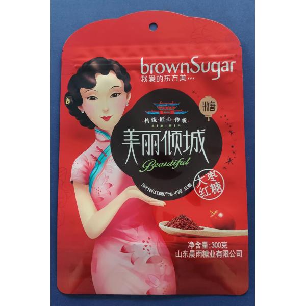 Buy Sugar Laminated Zipper Bags Plastik seal Composite Aluminum Foil Bags at wholesale prices