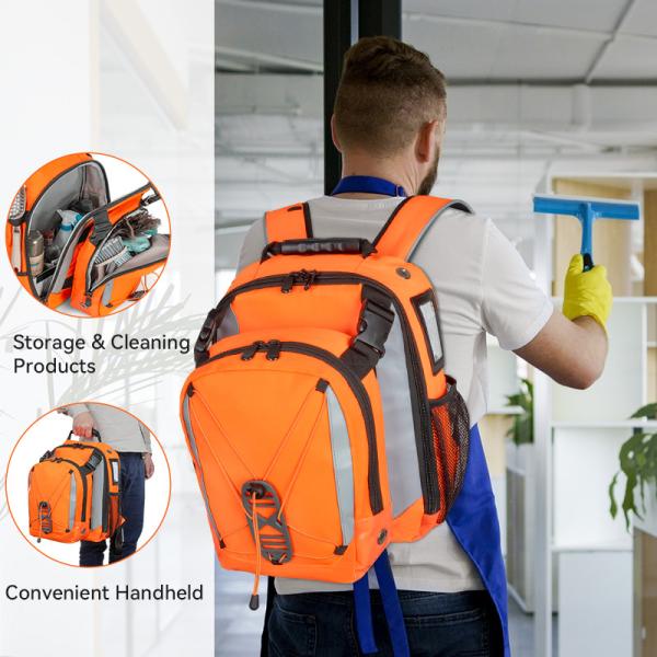 Buy 2024 New Design Premium Quality Large Capacity Multi-functional Custom Travel Cleaning Tool Bag at wholesale prices
