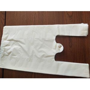 Large Biodegradable Check-Out T-Shirt Bag