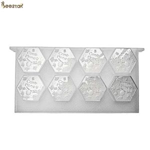 Hexagon Shaped Plastic Honey Bee Box Only Frame Foundation Honey Comb Frames
