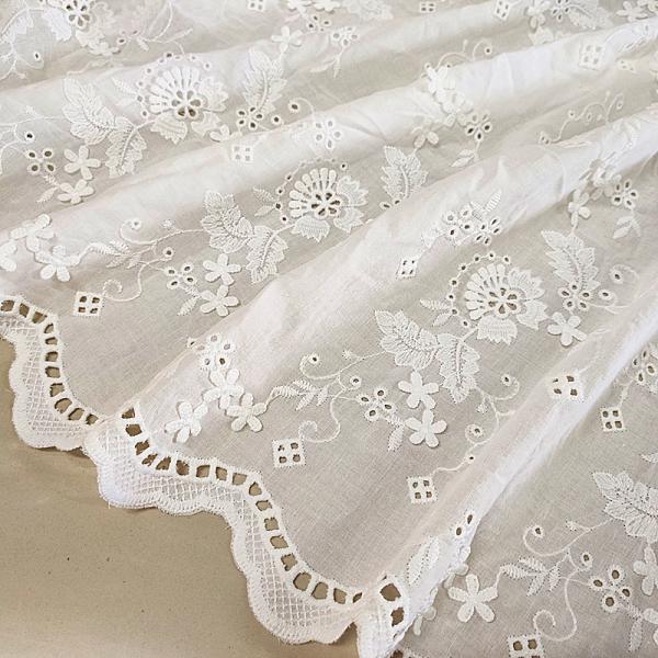 Factory sale Coloful Handmade DIY Clothes Accessories Embroidered Cotton Lace Fabric