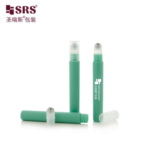 RPPH-10ML(C) Long Holder Long Cap Thin Plastic PP PCR Roll-On Bottle Applicator For Anti-Itch Liquid Eye Serum Gel