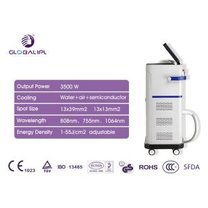 FDA Approved 400ms 38J/cm² Soprano Ice Platinum Machine
