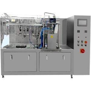 Preformed Automatic Vacuum Packaging Machine , Sachet Premade Pouch Packing