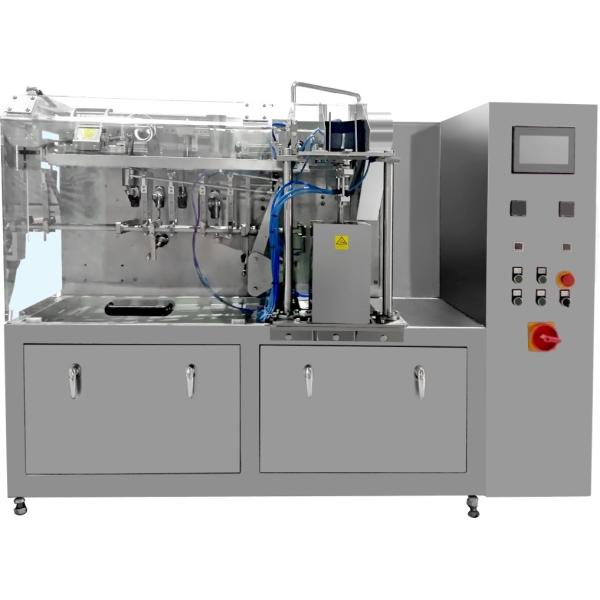 Preformed Automatic Vacuum Packaging Machine , Sachet Premade Pouch Packing