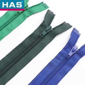#8 Customized Tent Zippers Waterproof Blue Invisible Zipper