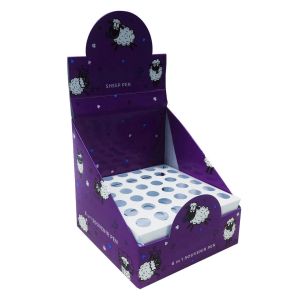 PDQ E Grade Spot UV 300gsm Cardboard Display For Pen