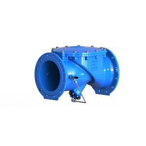 Durable Ductile Iron Non - Clog Design Swing Check Valve , Swing Type Check