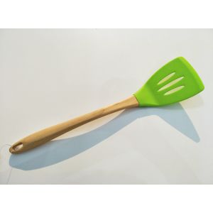 hot sale silicone kitchen Utensils cooking tools with wood bamboo handle