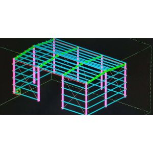 Low Carbon Steel Frame House Construction SCS Corner Arc Shaped