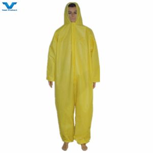 CE Approved Cat 3 Type 4/5/6 Protective Disposable Coverall in US for Maximum