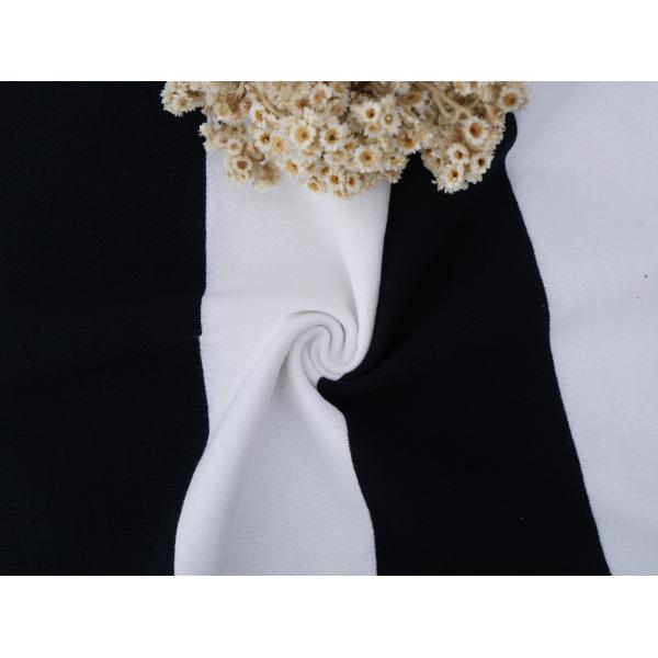 Soft And Skin - Friendly Wearable Comfortable Striped Knit Fabric High Durability